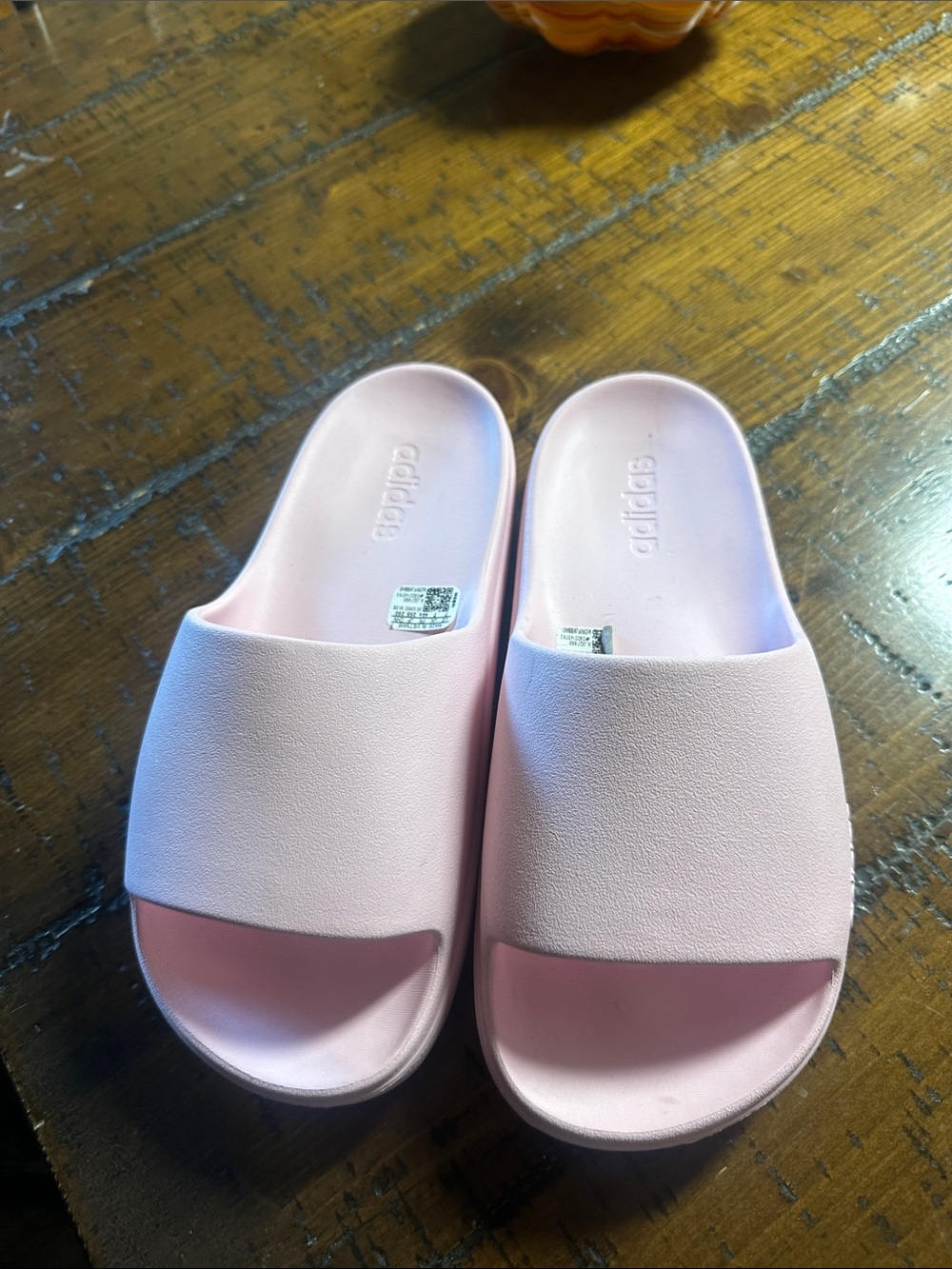 adidas Pastel Pink Slide Sandals for Women size 7
